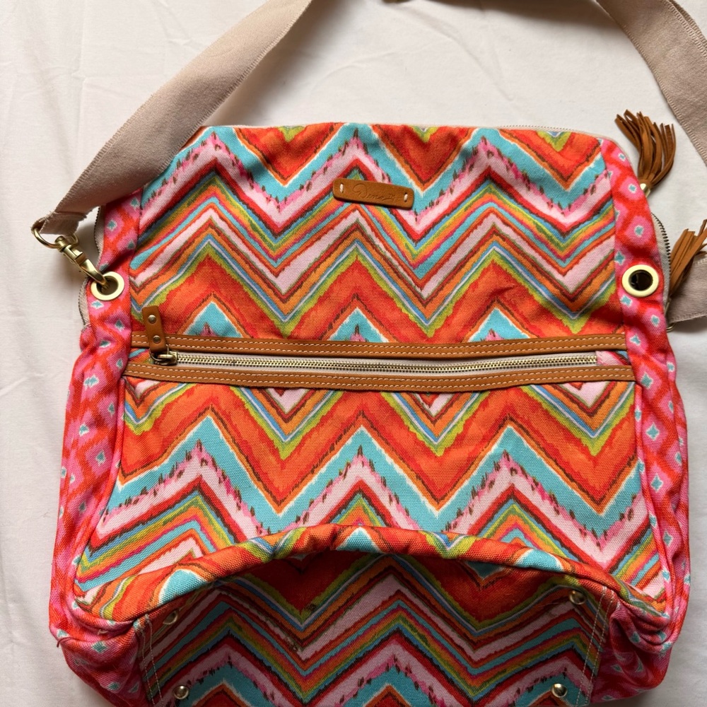 Dena Designs Colorful Zigzag Patterned Shoulder B… - image 8